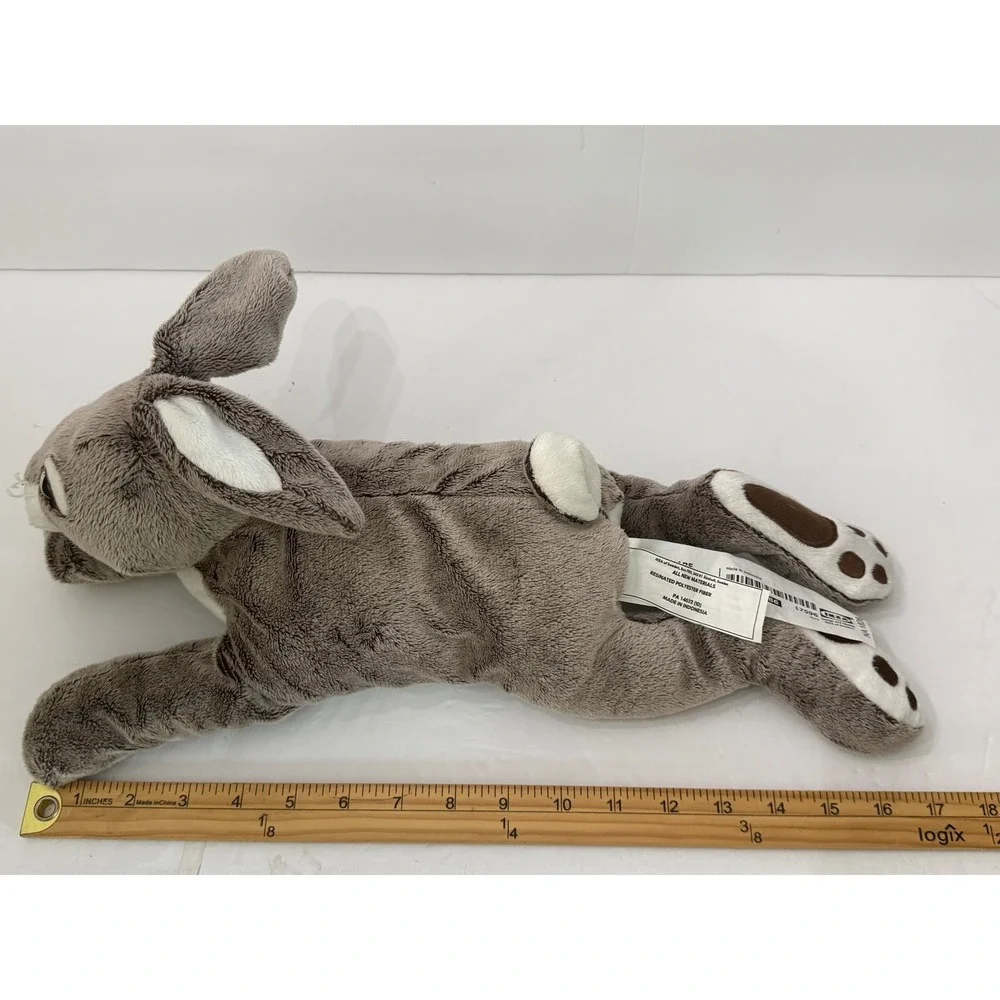 IKEA Vandring Hare Plush Rabbit Stuffed Animal Bunny Brown 902.160.86 16 Inch